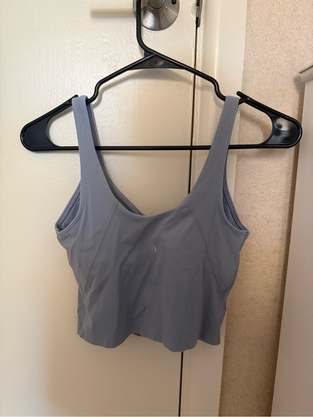 lululemon athletica Dusty Blue Cropped Align Tank